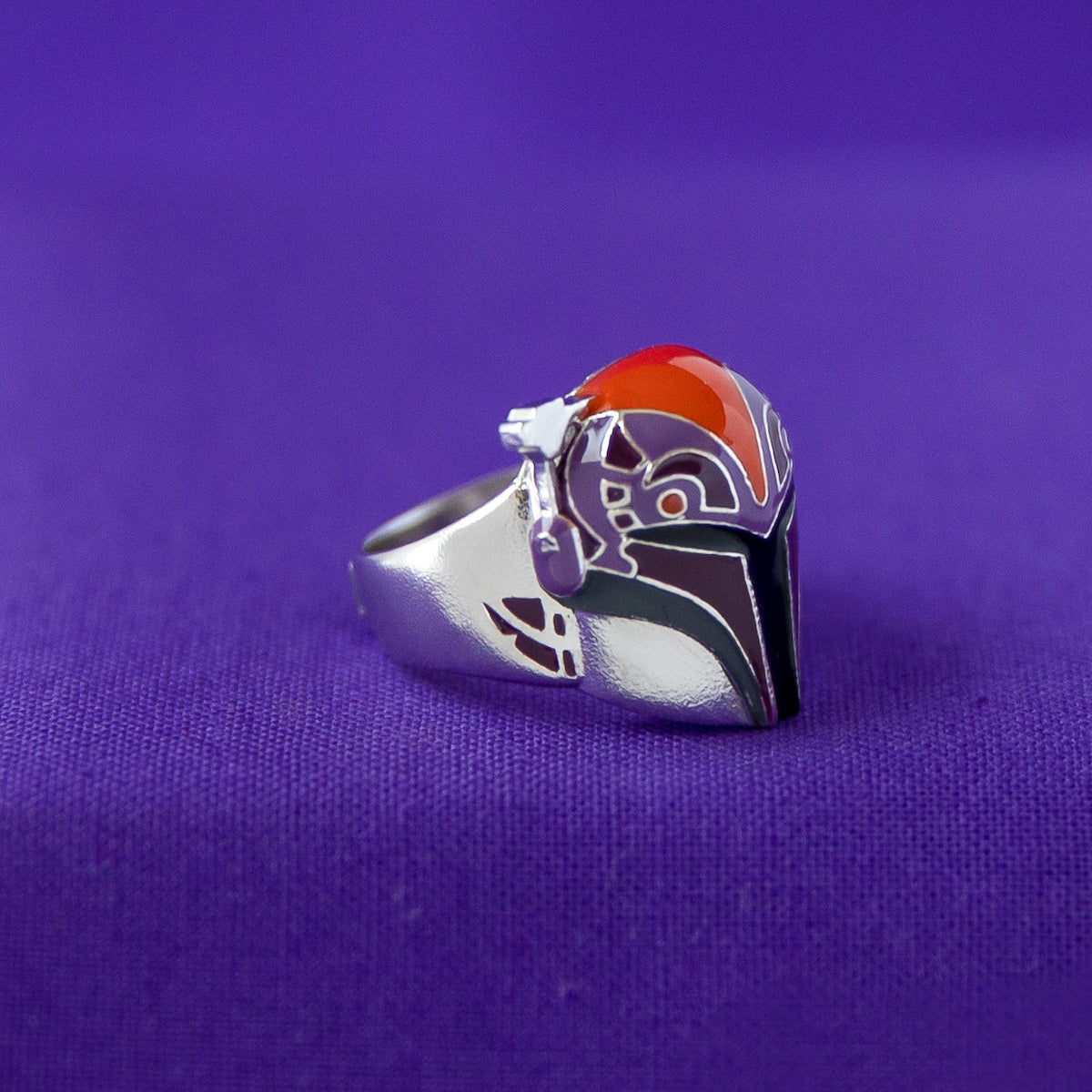 Star Wars x RockLove Sabine Wren Helmet Sterling Silver Ring