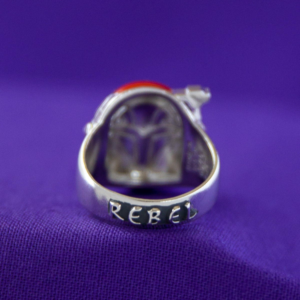 Star Wars x RockLove Sabine Wren Helmet Sterling Silver Ring