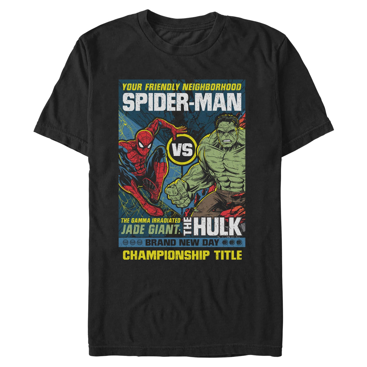 Spider-Man: Brand New Day Men's Championship Title T-Shirt