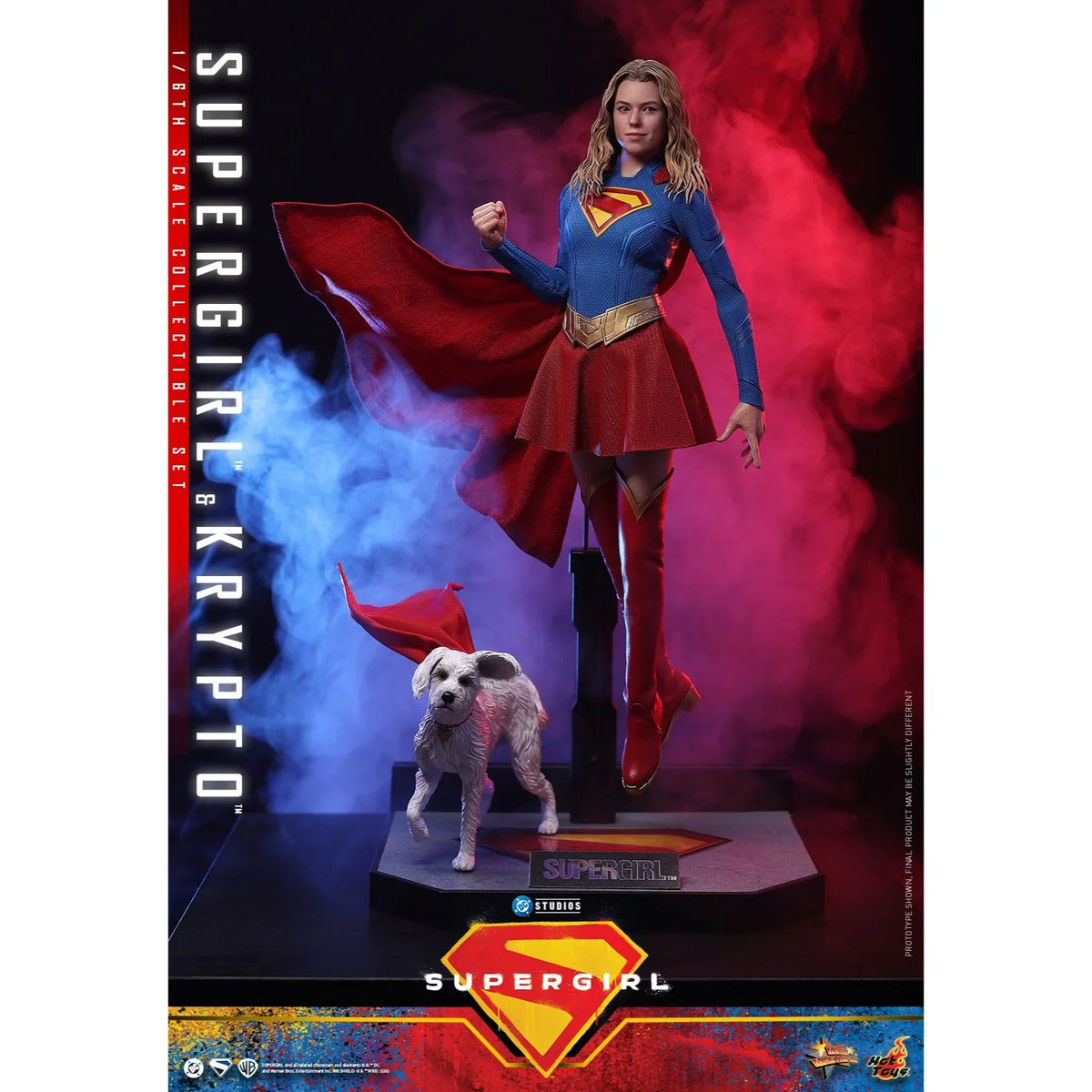 SUPERGIRL (2026 Movie) Supergirl & Krypto Sixth Scale Figure Set by Hot Toys