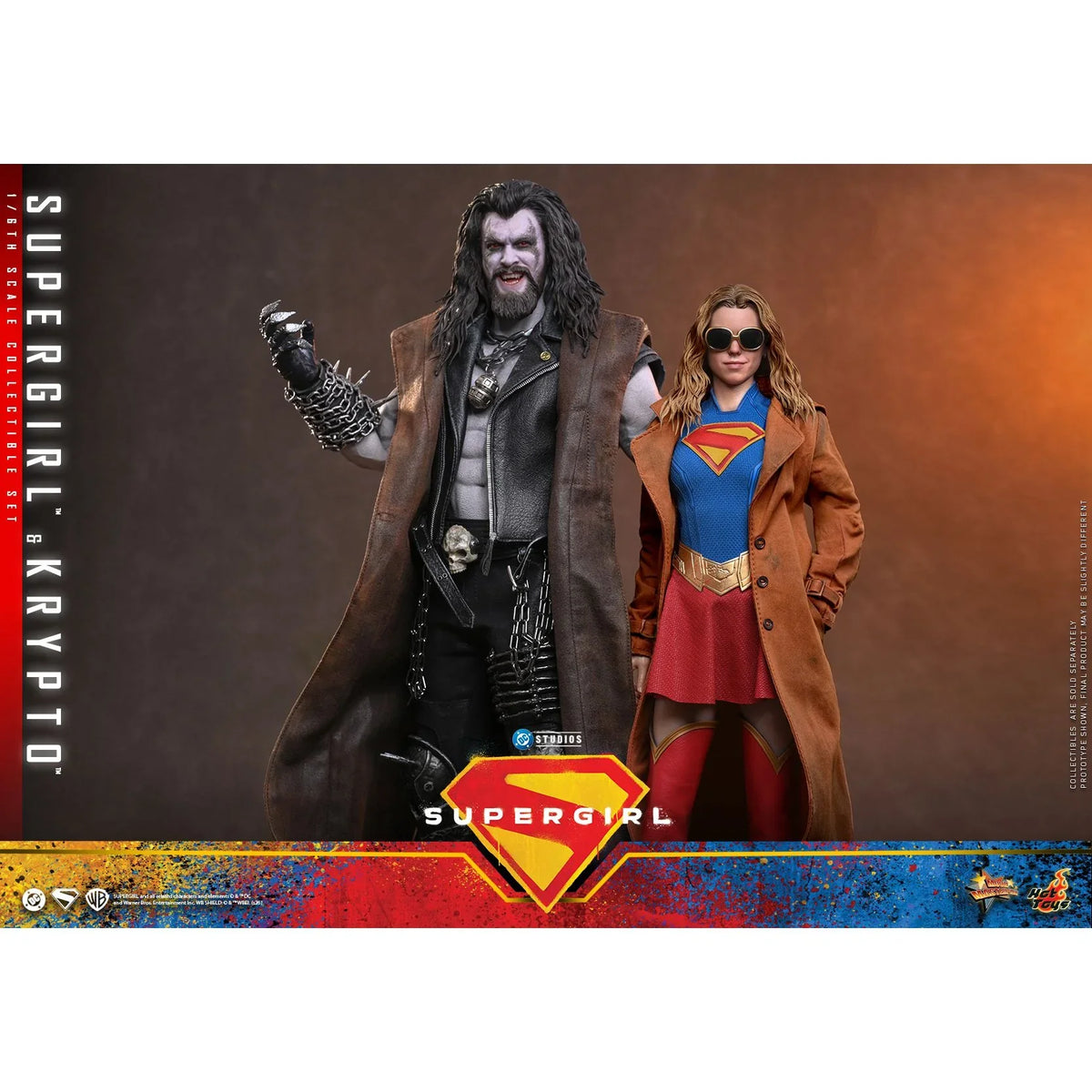 SUPERGIRL (2026 Movie) Supergirl & Krypto Sixth Scale Figure Set by Hot Toys