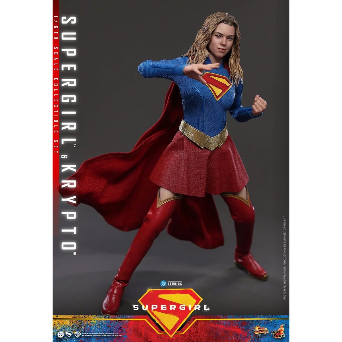 SUPERGIRL (2026 Movie) Supergirl & Krypto Sixth Scale Figure Set by Hot Toys