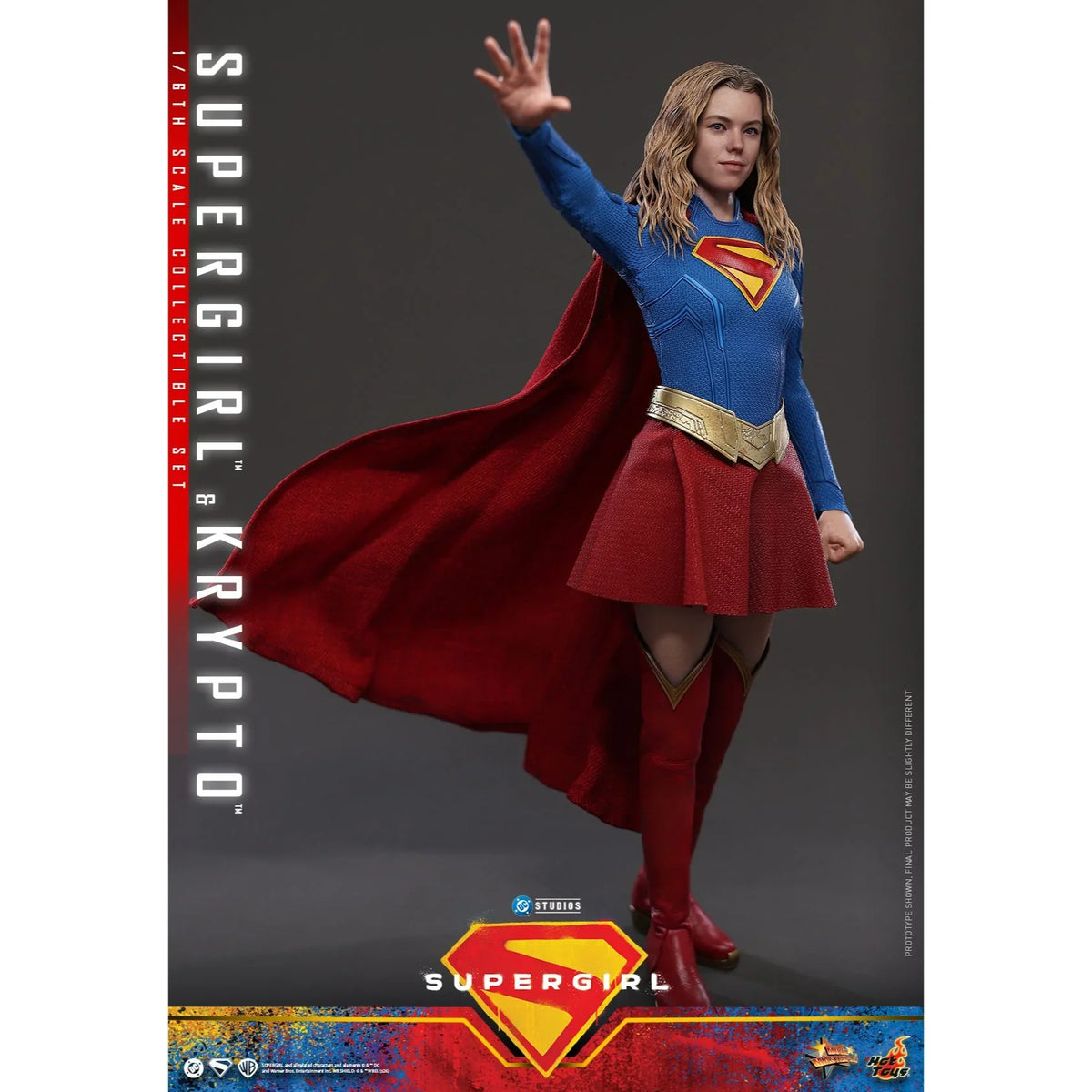 SUPERGIRL (2026 Movie) Supergirl & Krypto Sixth Scale Figure Set by Hot Toys