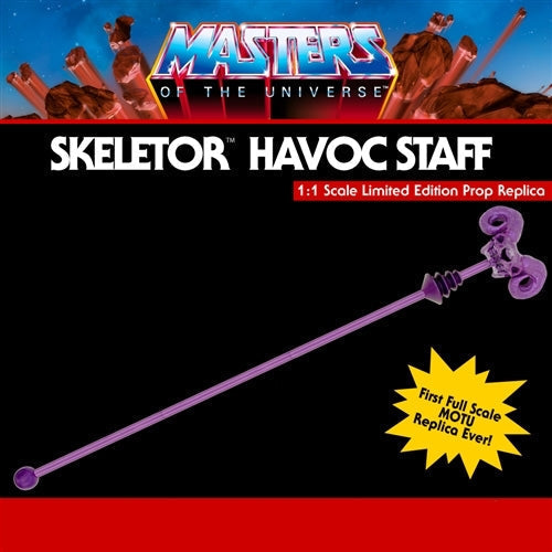 Masters of the Universe Skeletor Havoc Staff Prop Replica