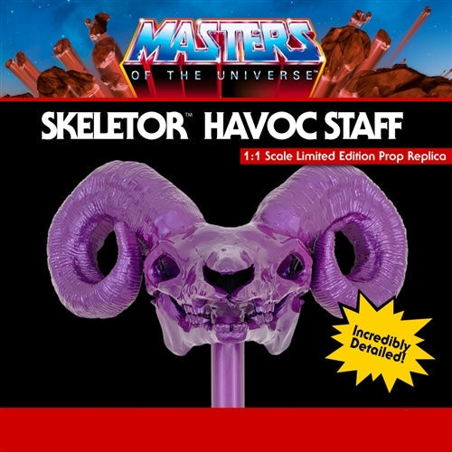 Masters of the Universe Skeletor Havoc Staff Prop Replica