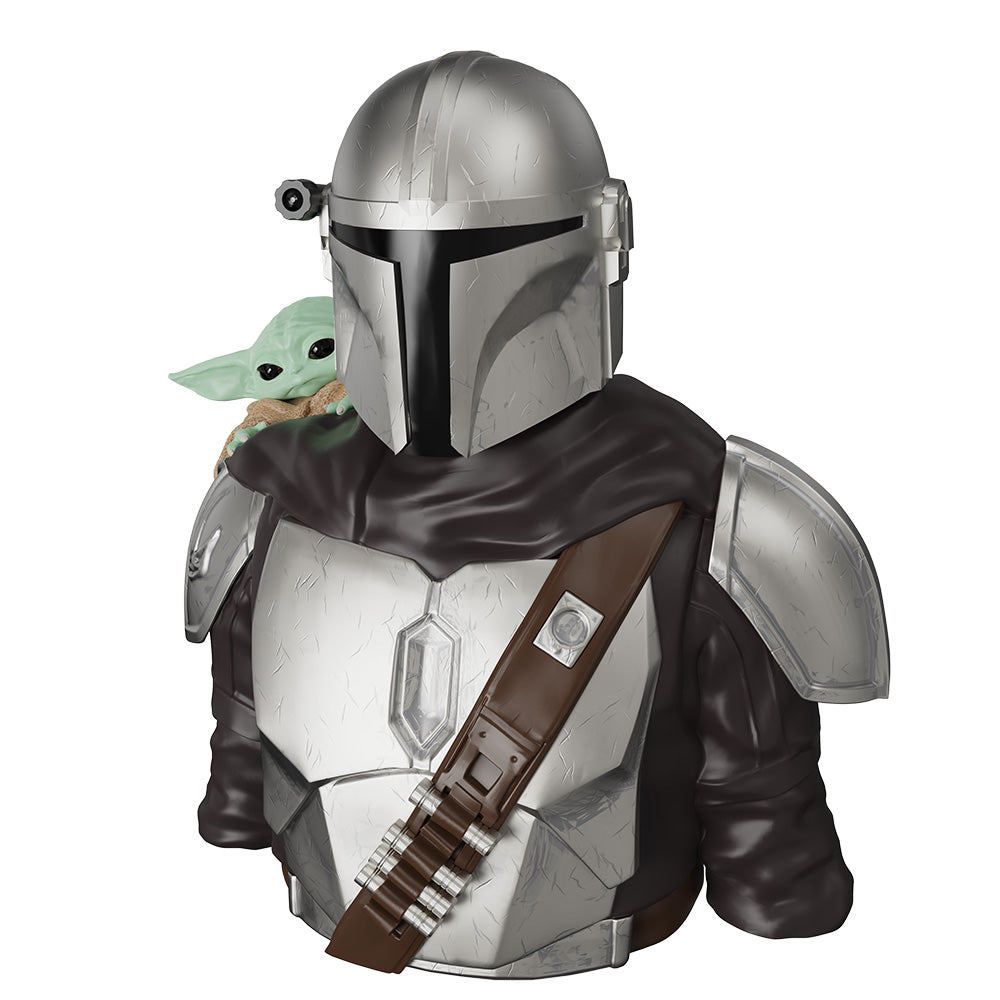 The Mandalorian & Grogu Bust Popcorn Bucket detail close up