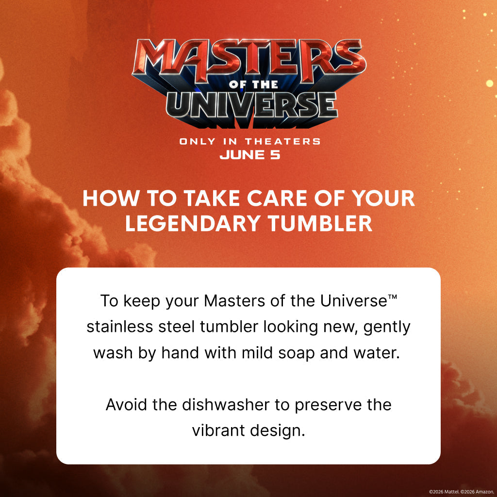 Masters of the Universe Skeletor 2026 Movie Tumbler