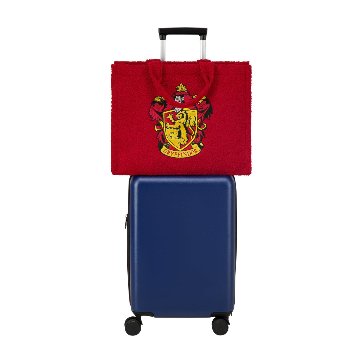 Harry Potter Gryffindor Crest Sherpa Travel Tote Trolley Strap
