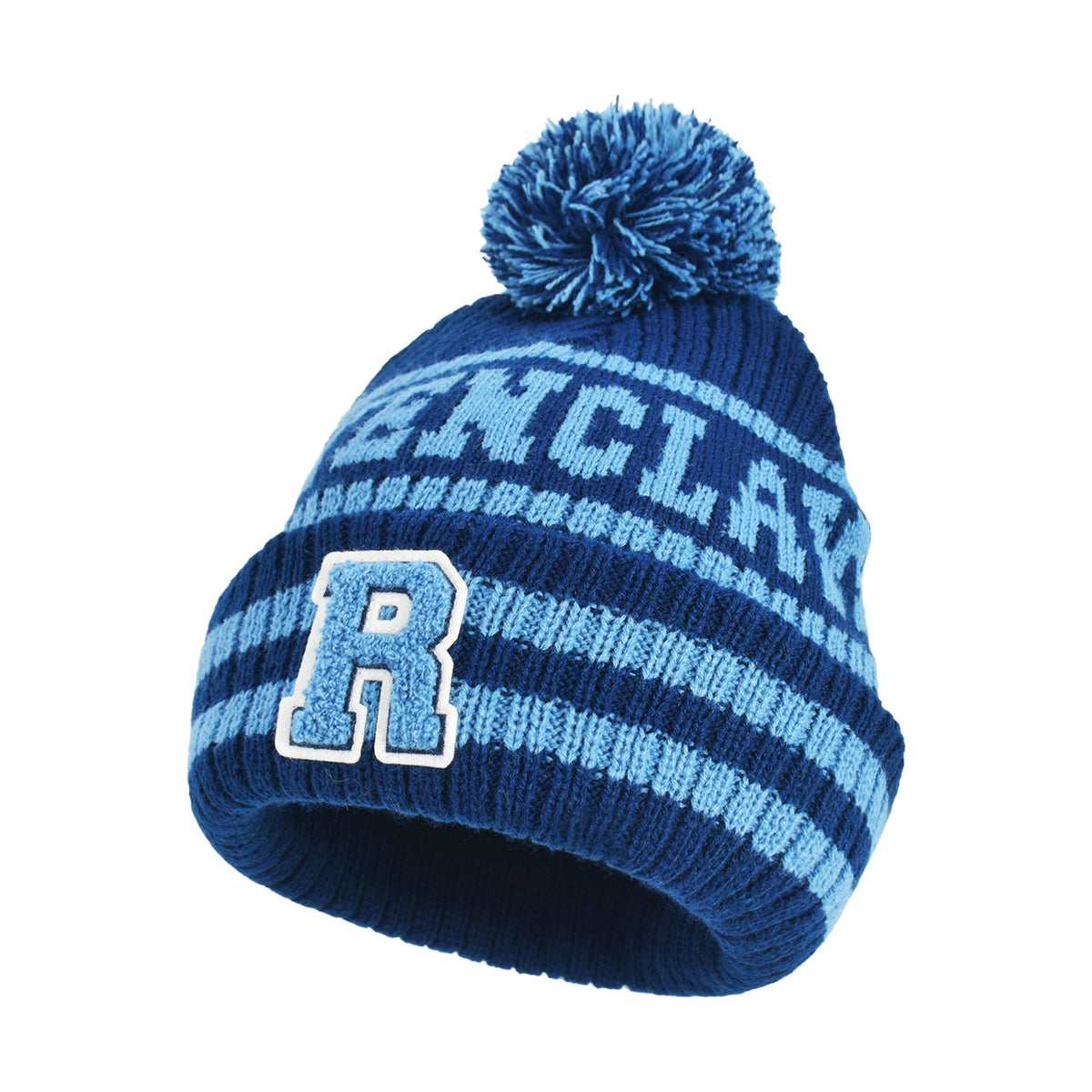 Harry Potter Ravenclaw Collegiate Pom Cuff Beanie with Stripes