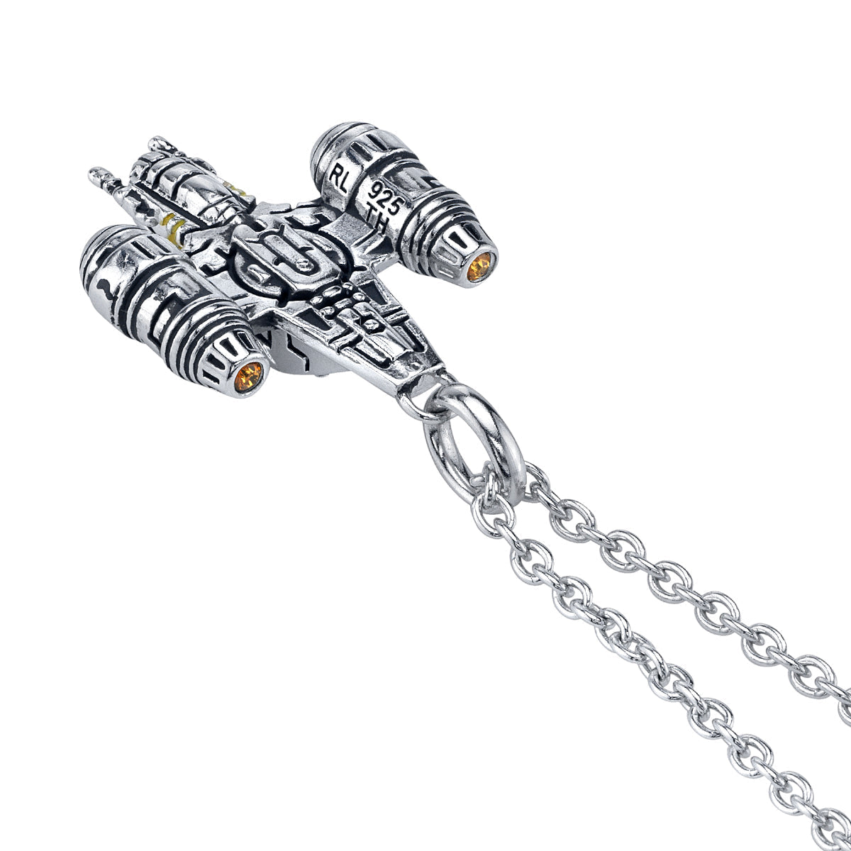 Star Wars x RockLove Razor Crest Sterling Silver Necklace