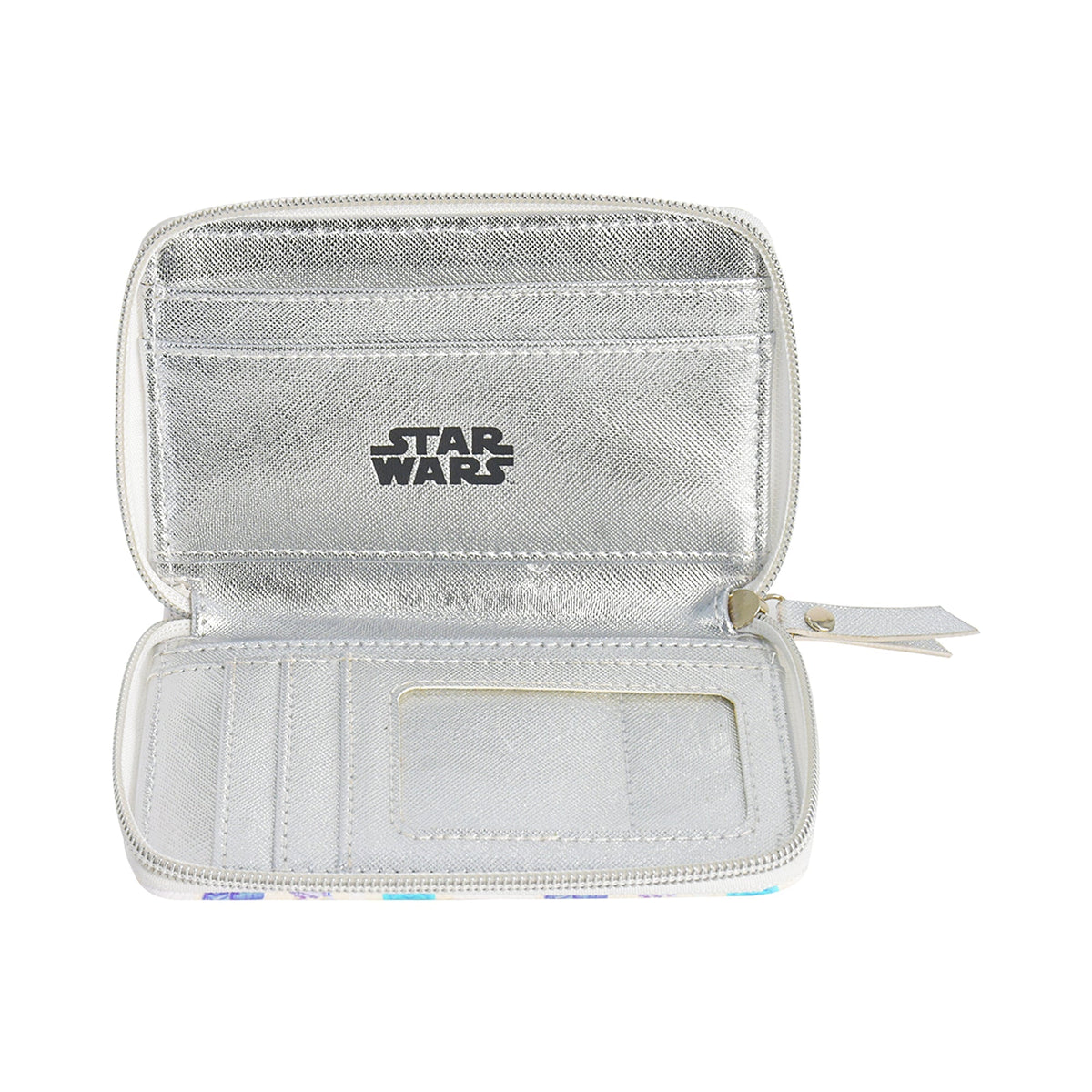 Star Wars Grogu Handle Ball Zip Around Faux Leather Wallet