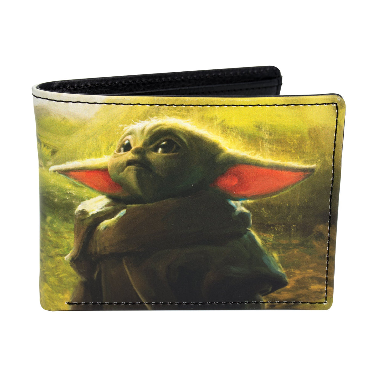 Star Wars Grogu Slim Bifold Wallet with Decorative Tin Case