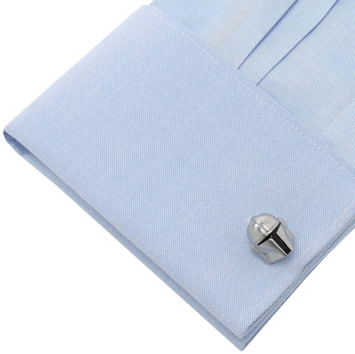 Star Wars The Mandalorian Helmet 3D Stainless Steel Cufflinks