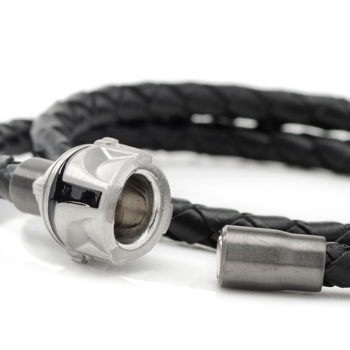 Star Wars Mandalorian Helmet Double Wrap Bracelet