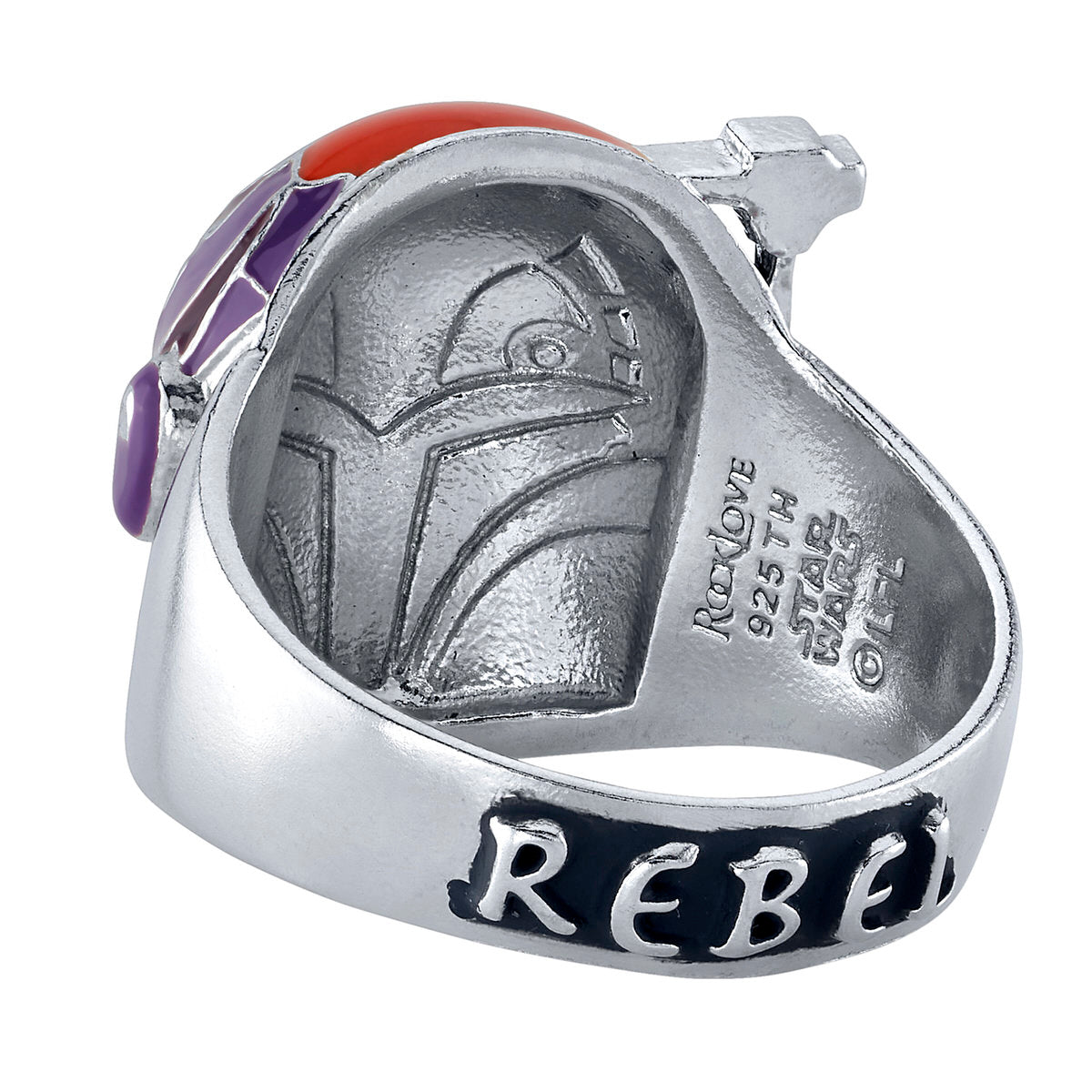 Star Wars x RockLove Sabine Wren Helmet Sterling Silver Ring