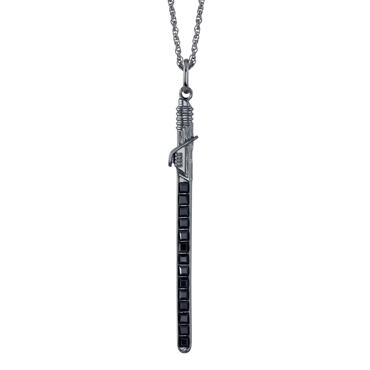 Star Wars x RockLove Darksaber Crystal Lightsaber Necklace