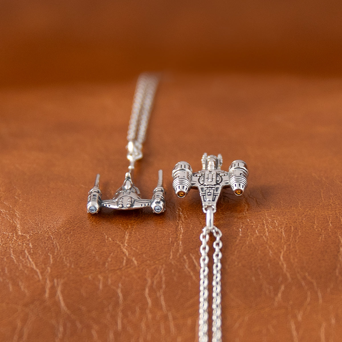 Star Wars x RockLove Razor Crest Sterling Silver Necklace