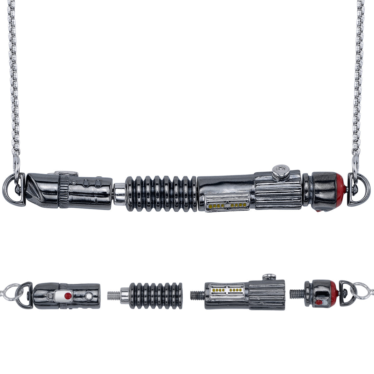 Star Wars x RockLove Lightsaber Workshop Power and Control Necklace