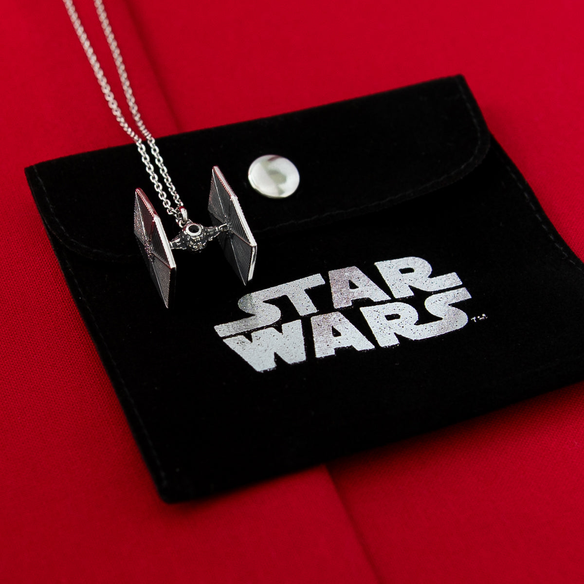 Star Wars x RockLove TIE Fighter Sterling Silver Necklace