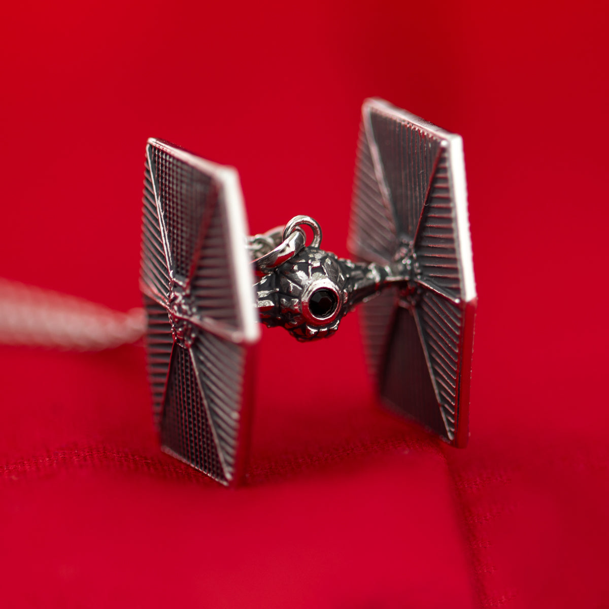 Star Wars x RockLove TIE Fighter Sterling Silver Necklace