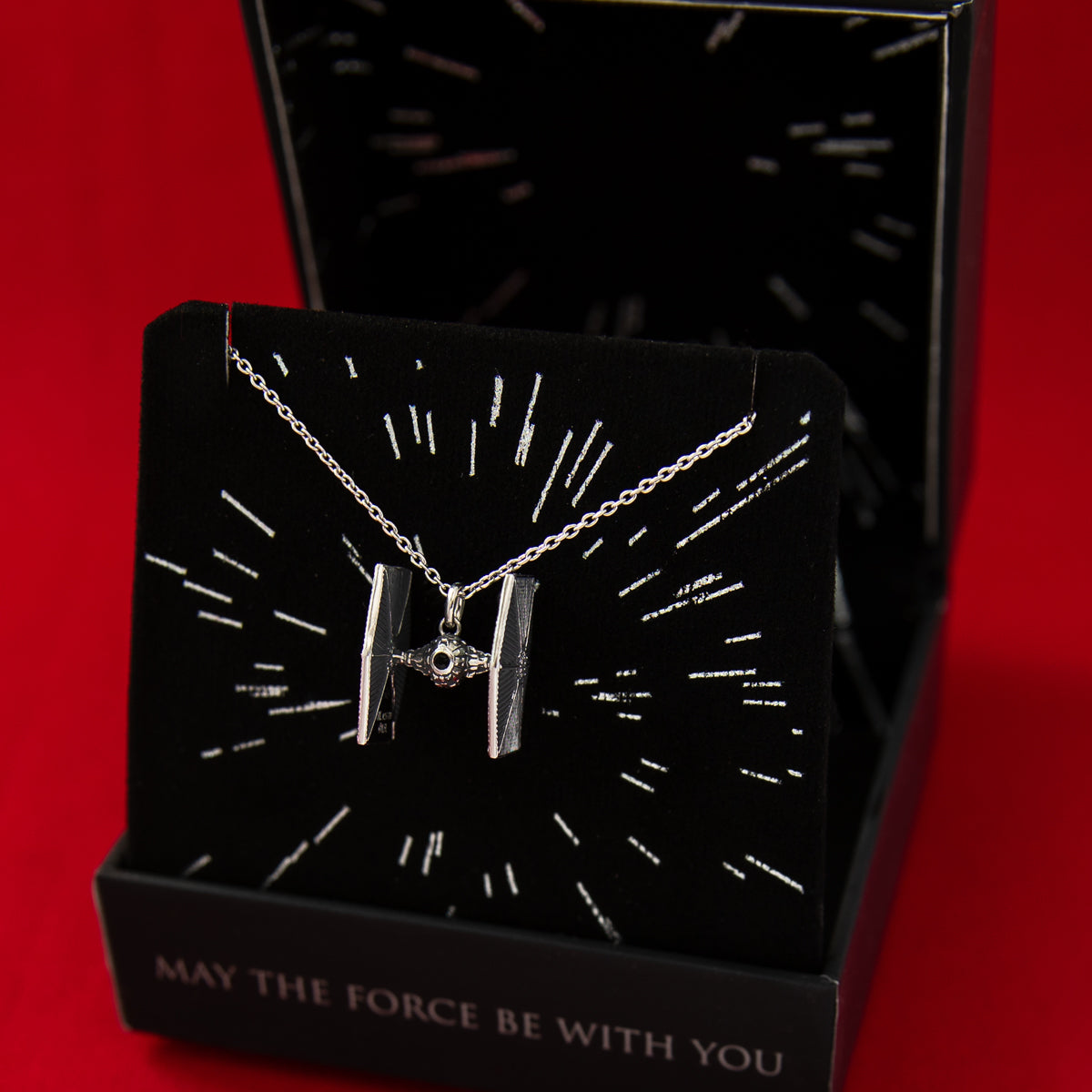 Star Wars x RockLove TIE Fighter Sterling Silver Necklace