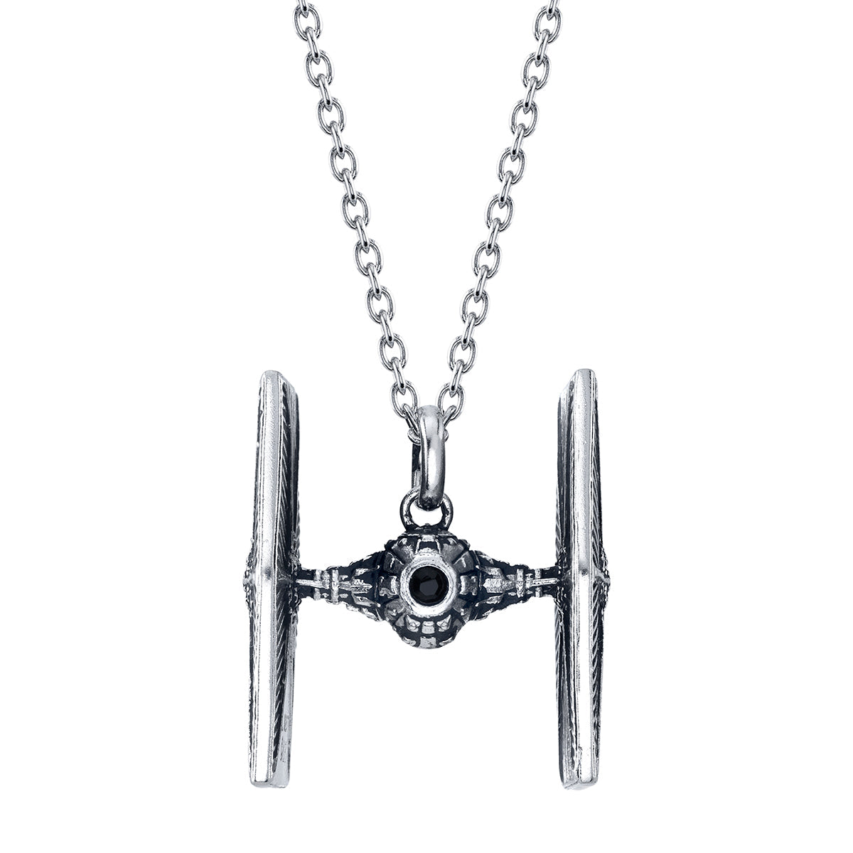 Star Wars x RockLove TIE Fighter Sterling Silver Necklace