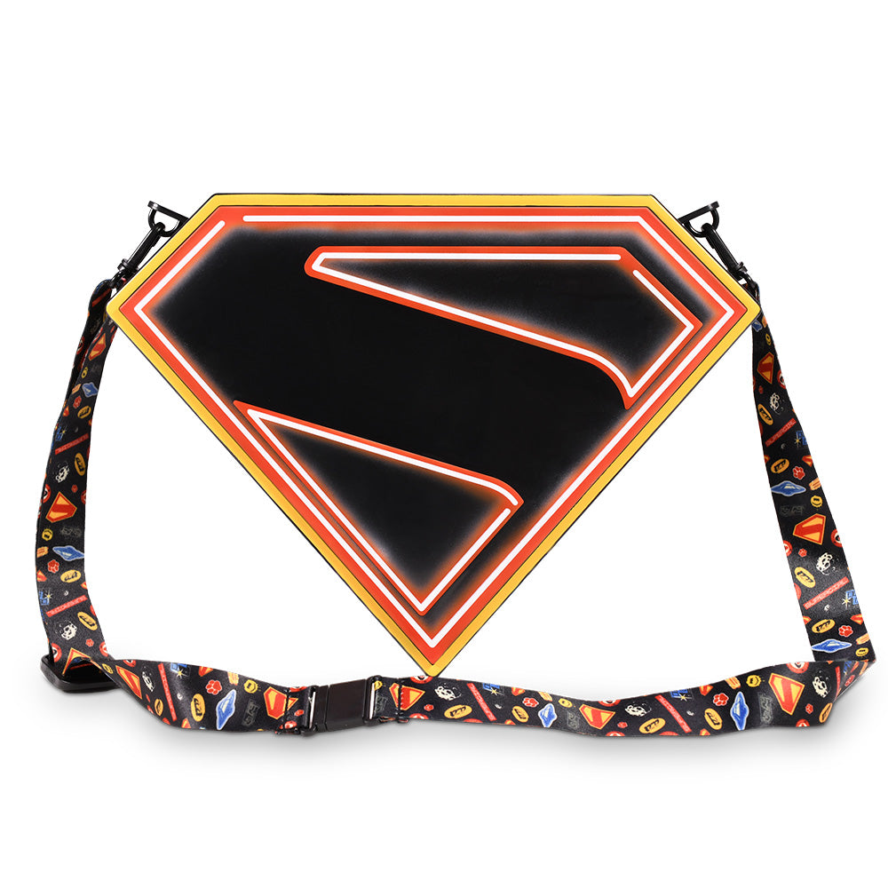 Supergirl S-Shield Glow in the Dark Popcorn Bucket with Lanyard