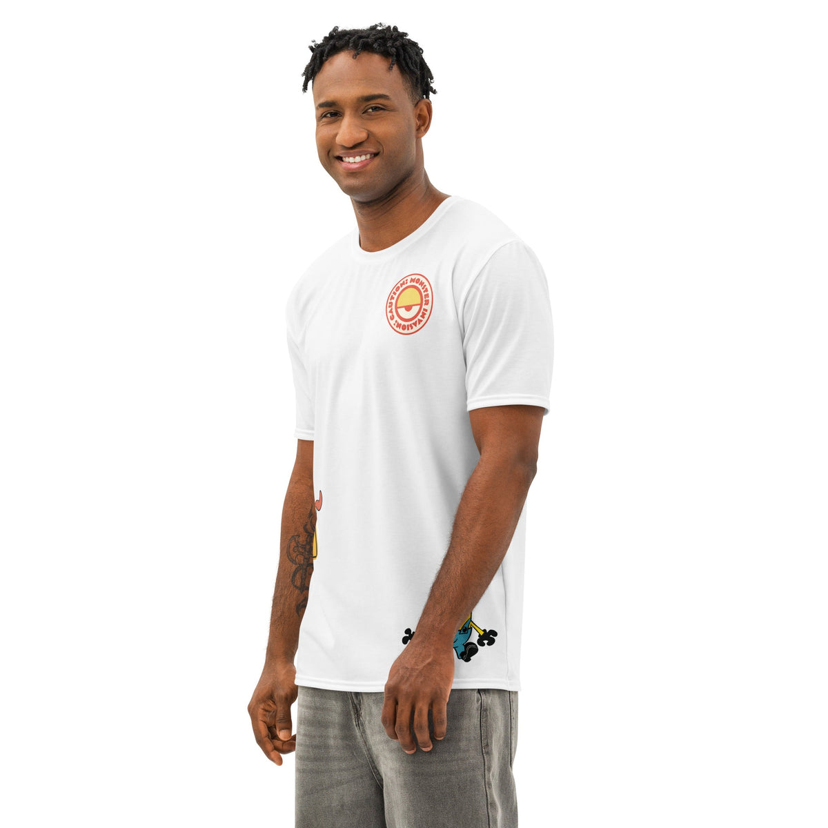 Minions & Monsters T-shirt Caution: Monster Invasion!