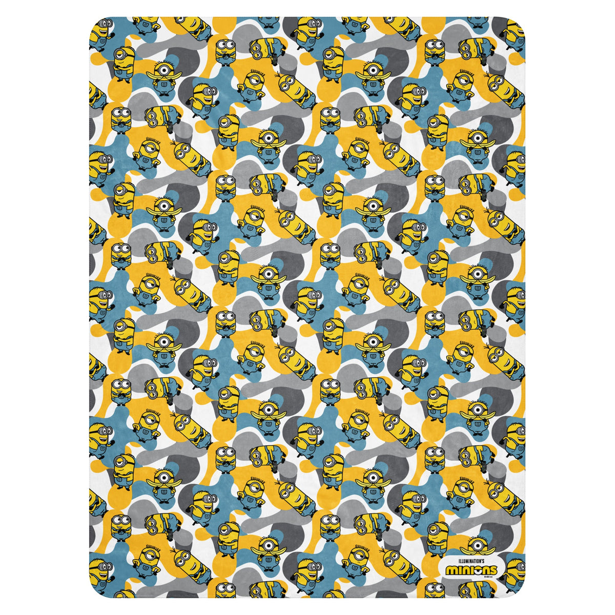 Minions Sherpa Blanket Camo