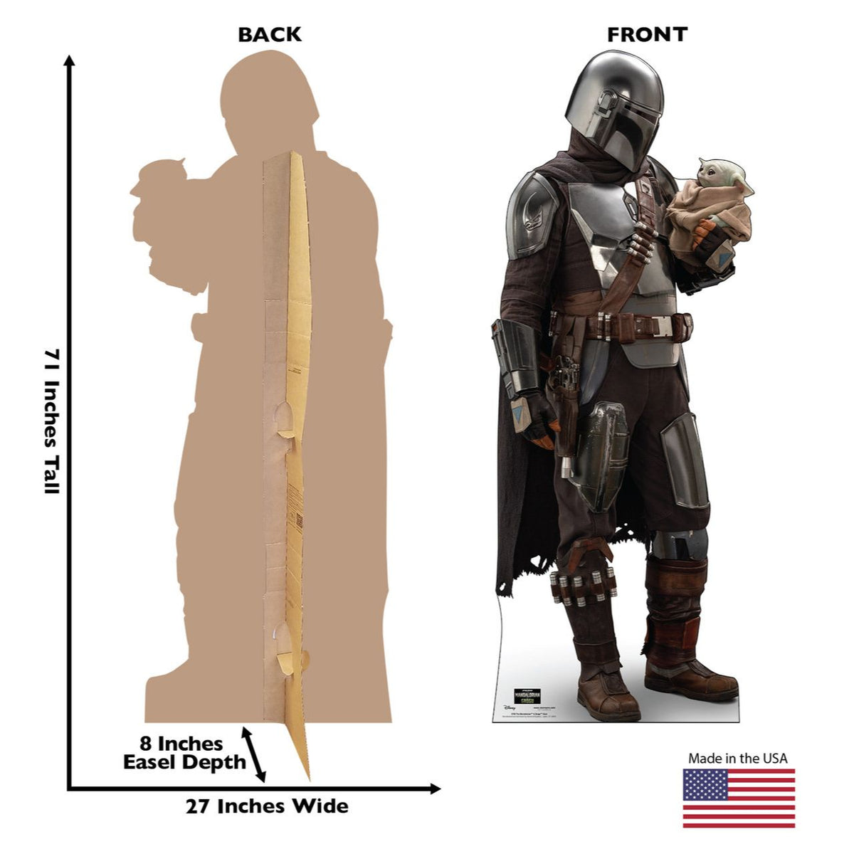 The Mandalorian & Grogu Gaze Standee