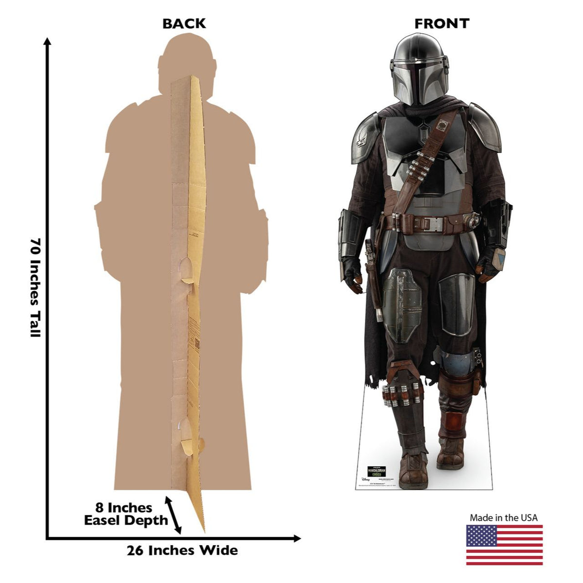 The Mandalorian & Grogu Mandalorian Standee