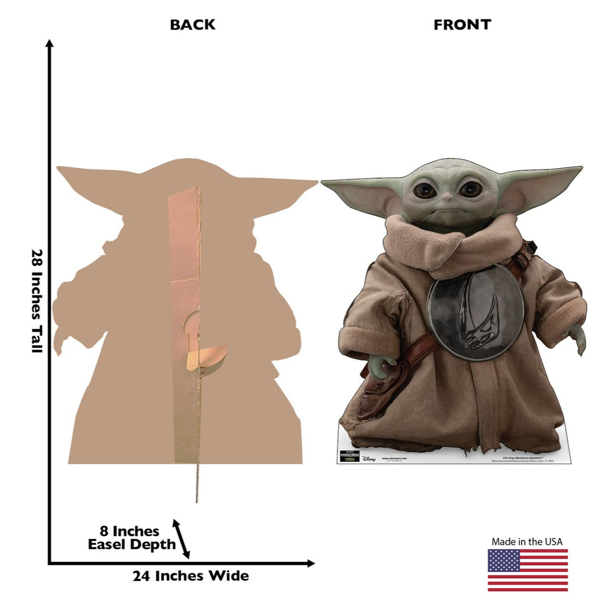 The Mandalorian & Grogu Mandalorian Apprentice Standee