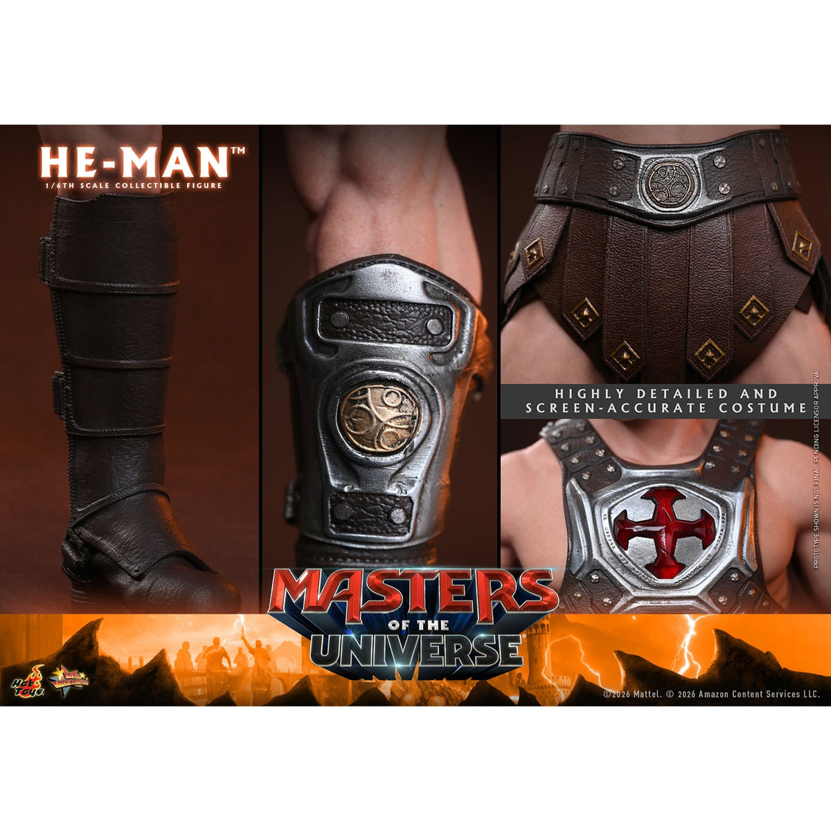 Masters of the Universe He-Man Sixth Scale Hot Toys Figure