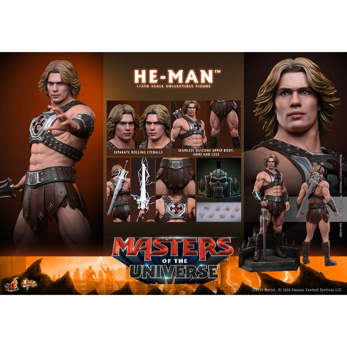 Masters of the Universe He-Man Sixth Scale Hot Toys Figure