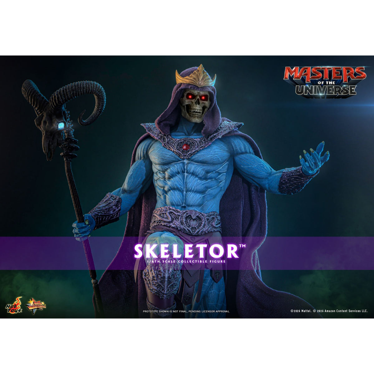 Masters of the Universe x Hot Toys Skeletor 1:6 Figure