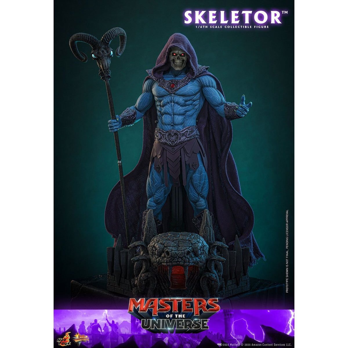 Masters of the Universe x Hot Toys Skeletor 1:6 Figure