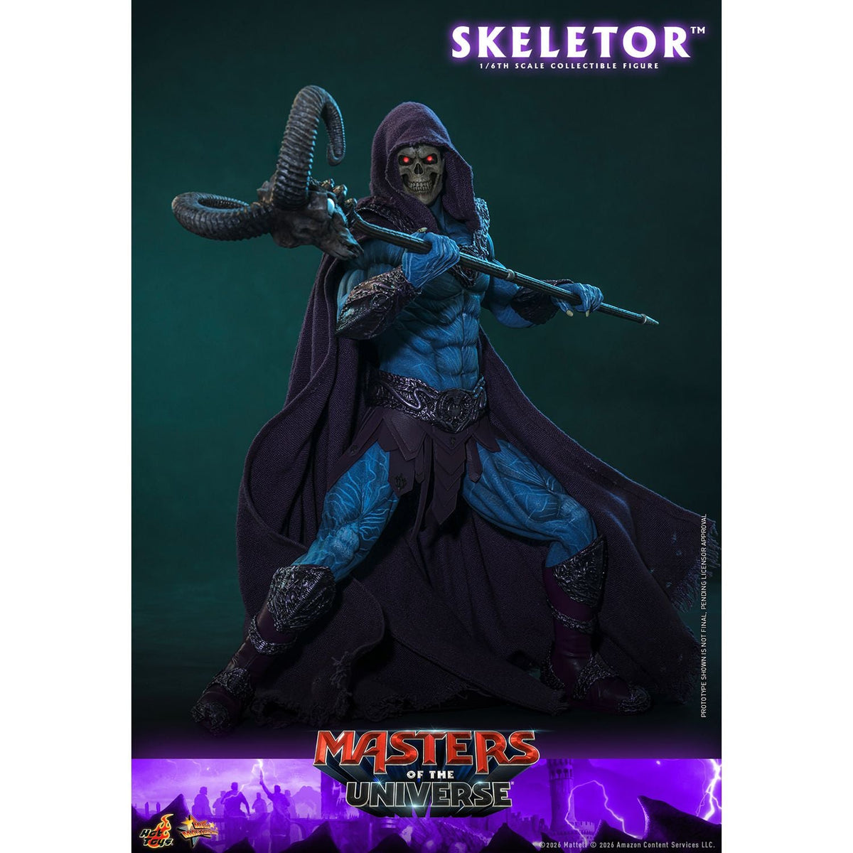 Masters of the Universe x Hot Toys Skeletor 1:6 Figure