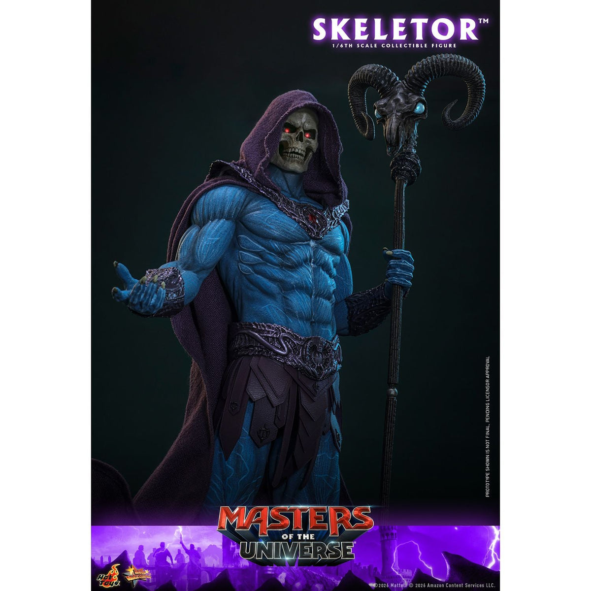 Masters of the Universe x Hot Toys Skeletor 1:6 Figure