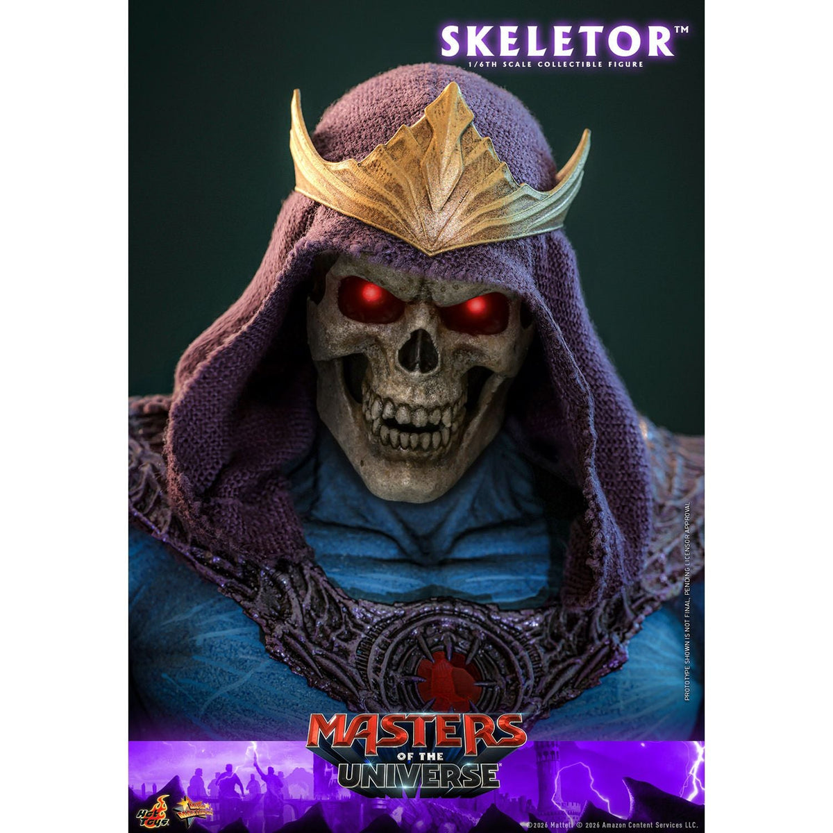 Masters of the Universe x Hot Toys Skeletor 1:6 Figure