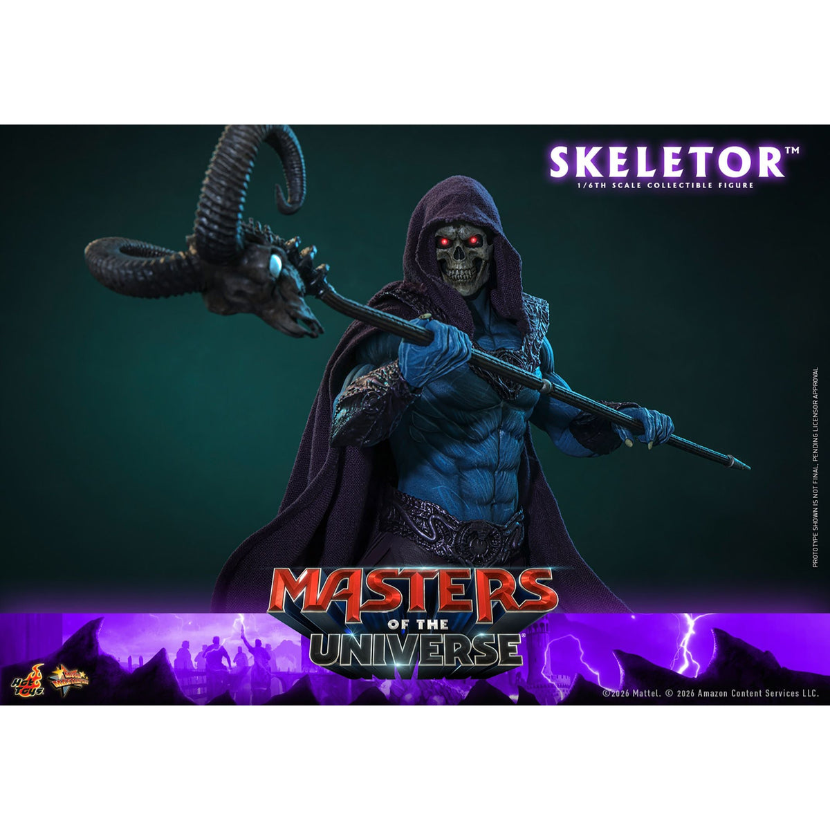 Masters of the Universe x Hot Toys Skeletor 1:6 Figure