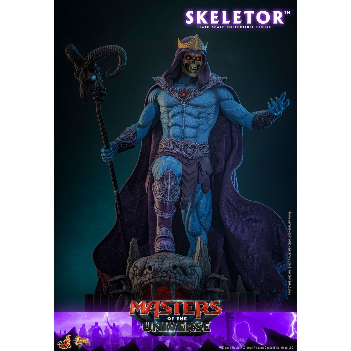 Masters of the Universe x Hot Toys Skeletor 1:6 Figure