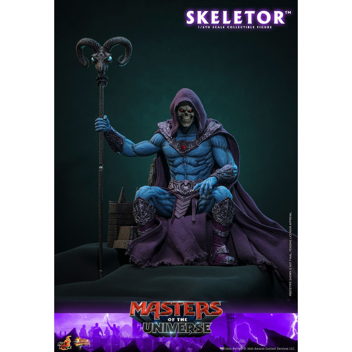 Masters of the Universe x Hot Toys Skeletor 1:6 Figure