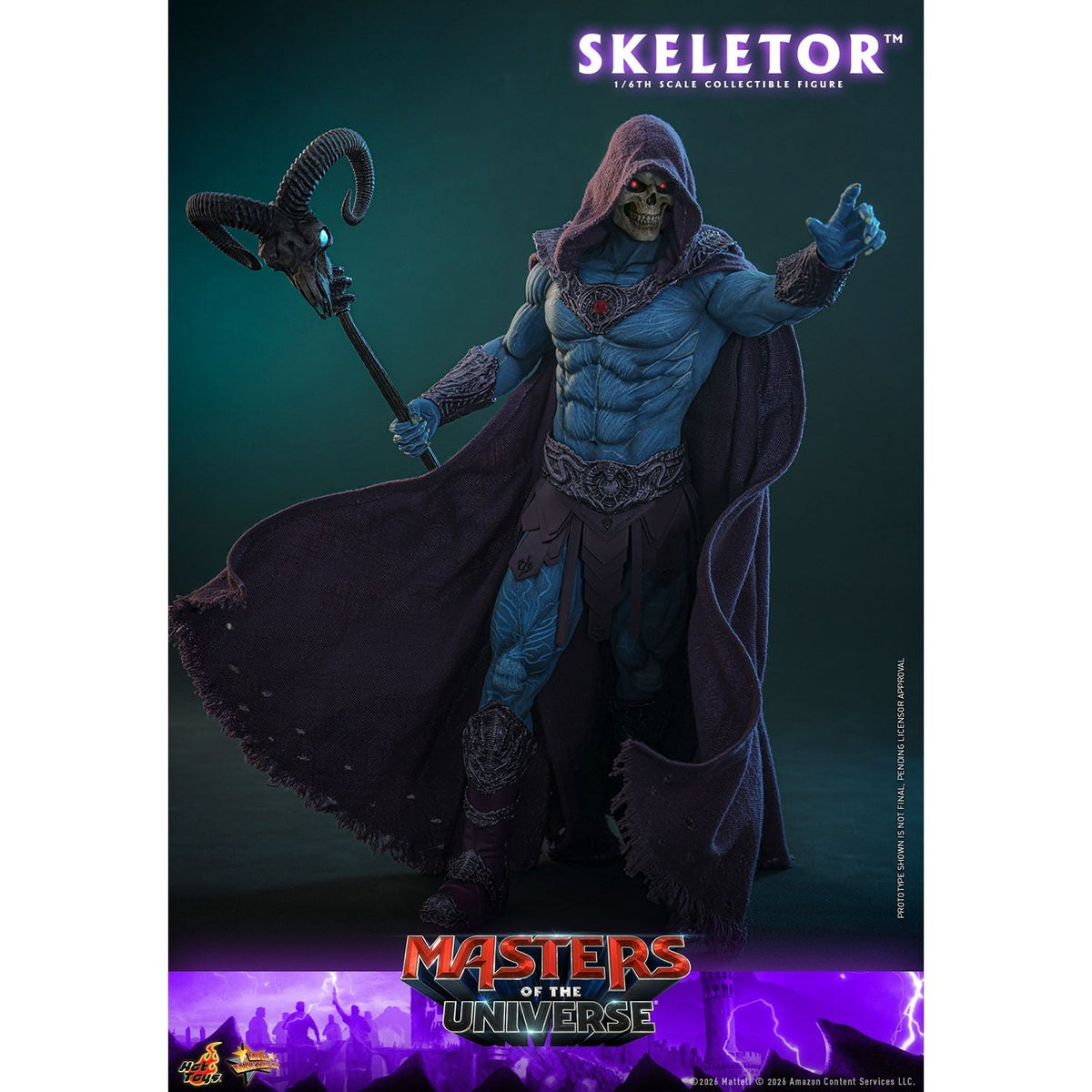 Masters of the Universe x Hot Toys Skeletor 1:6 Figure