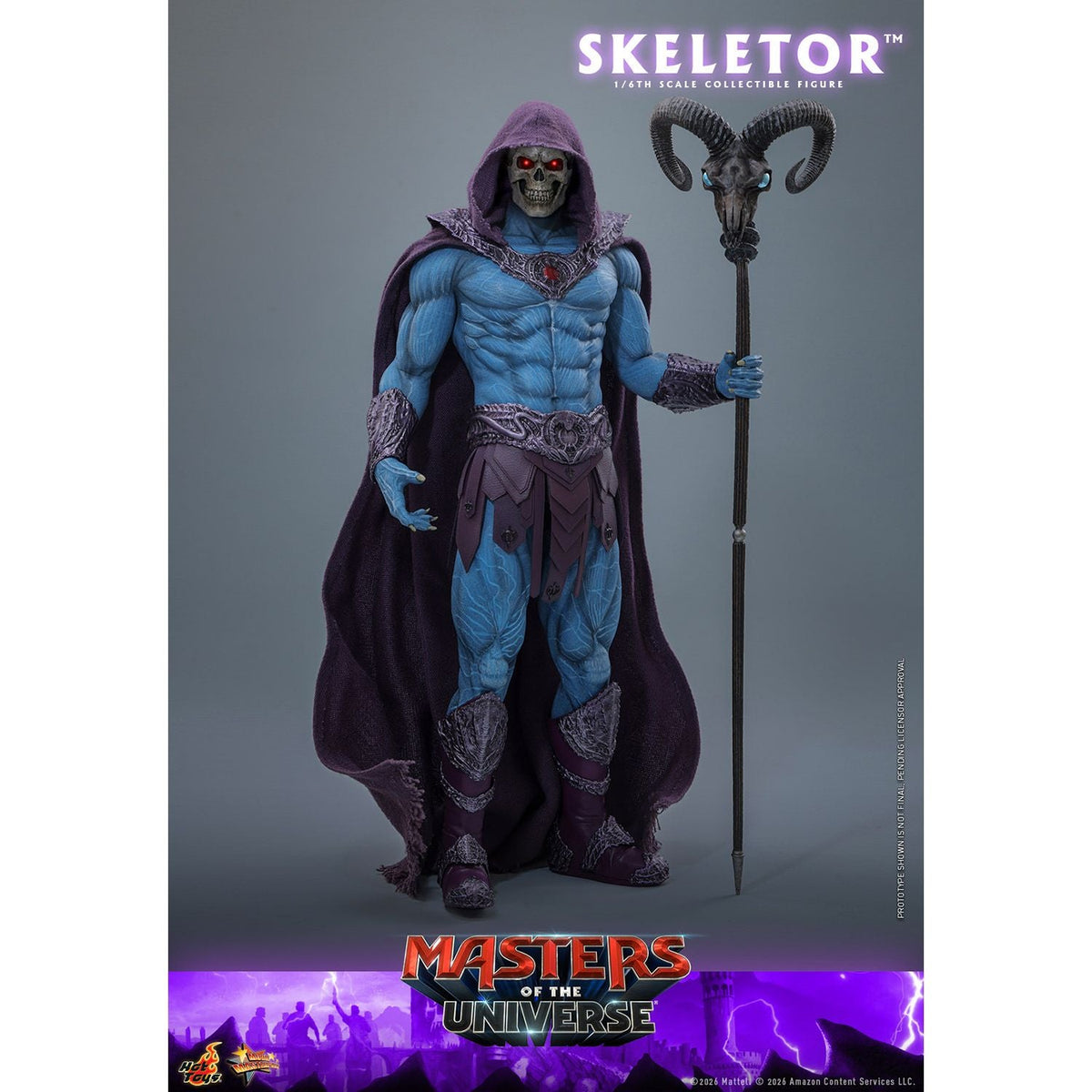 Masters of the Universe x Hot Toys Skeletor 1:6 Figure