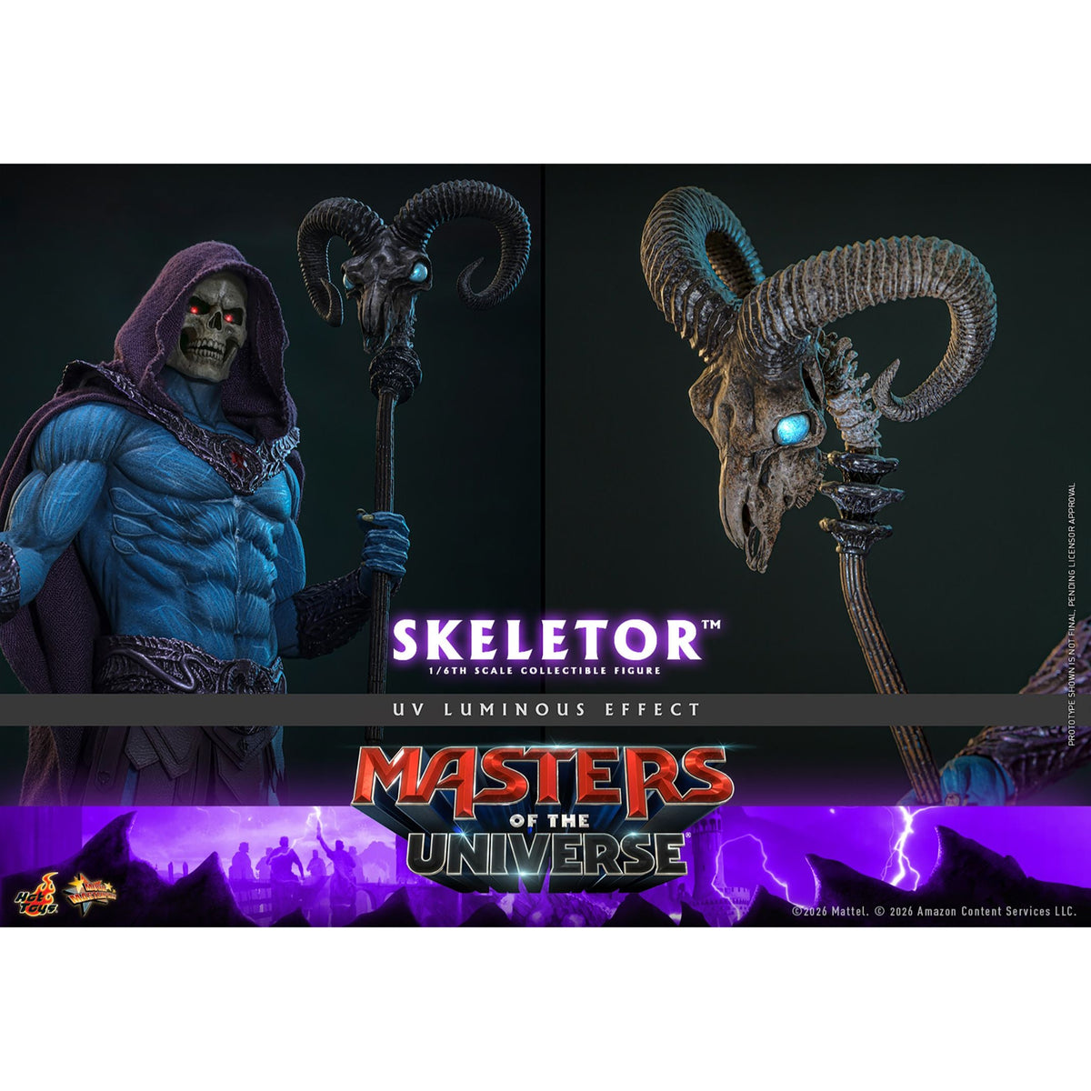 Masters of the Universe x Hot Toys Skeletor 1:6 Figure