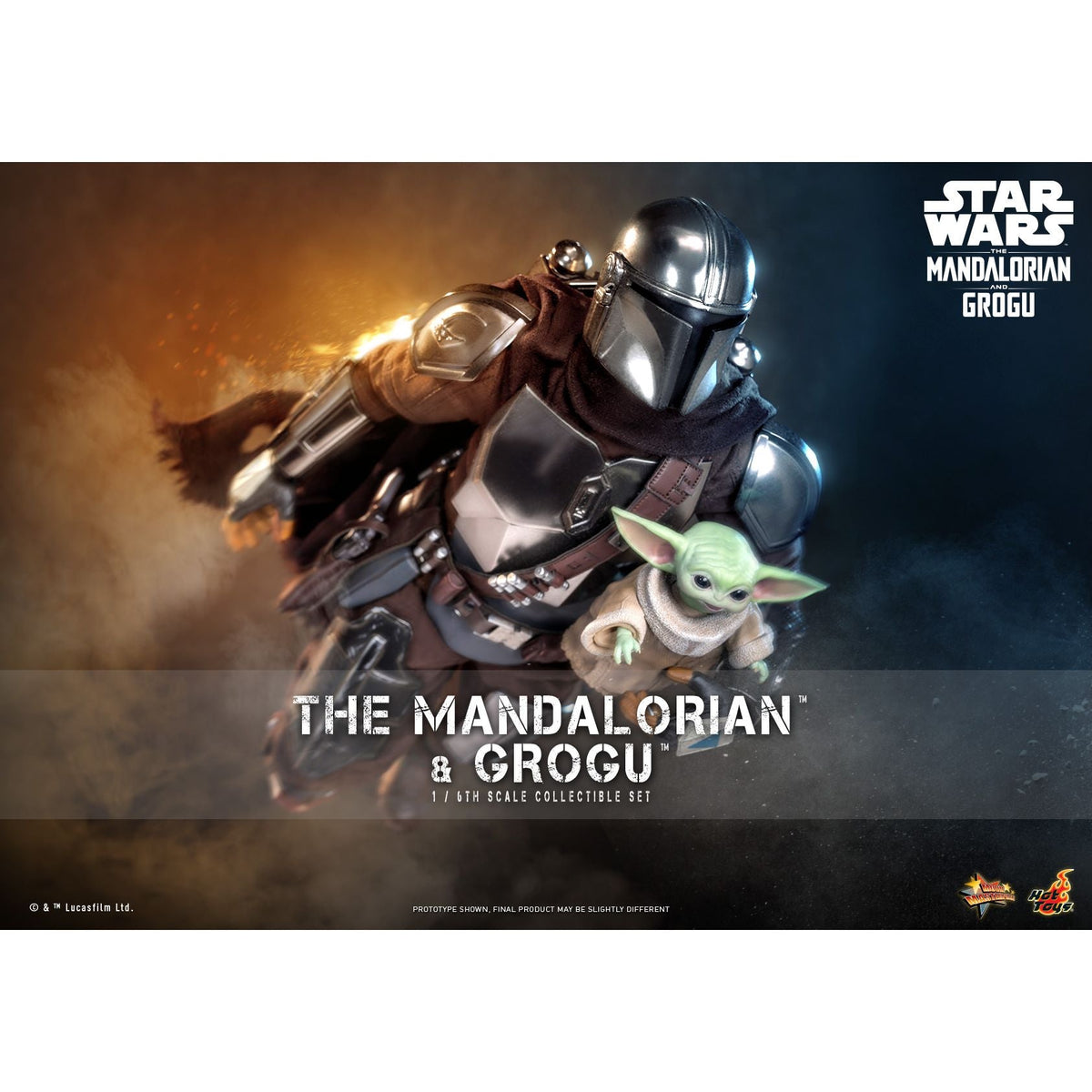 The Mandalorian & Grogu 1/6th Scale Figure Set