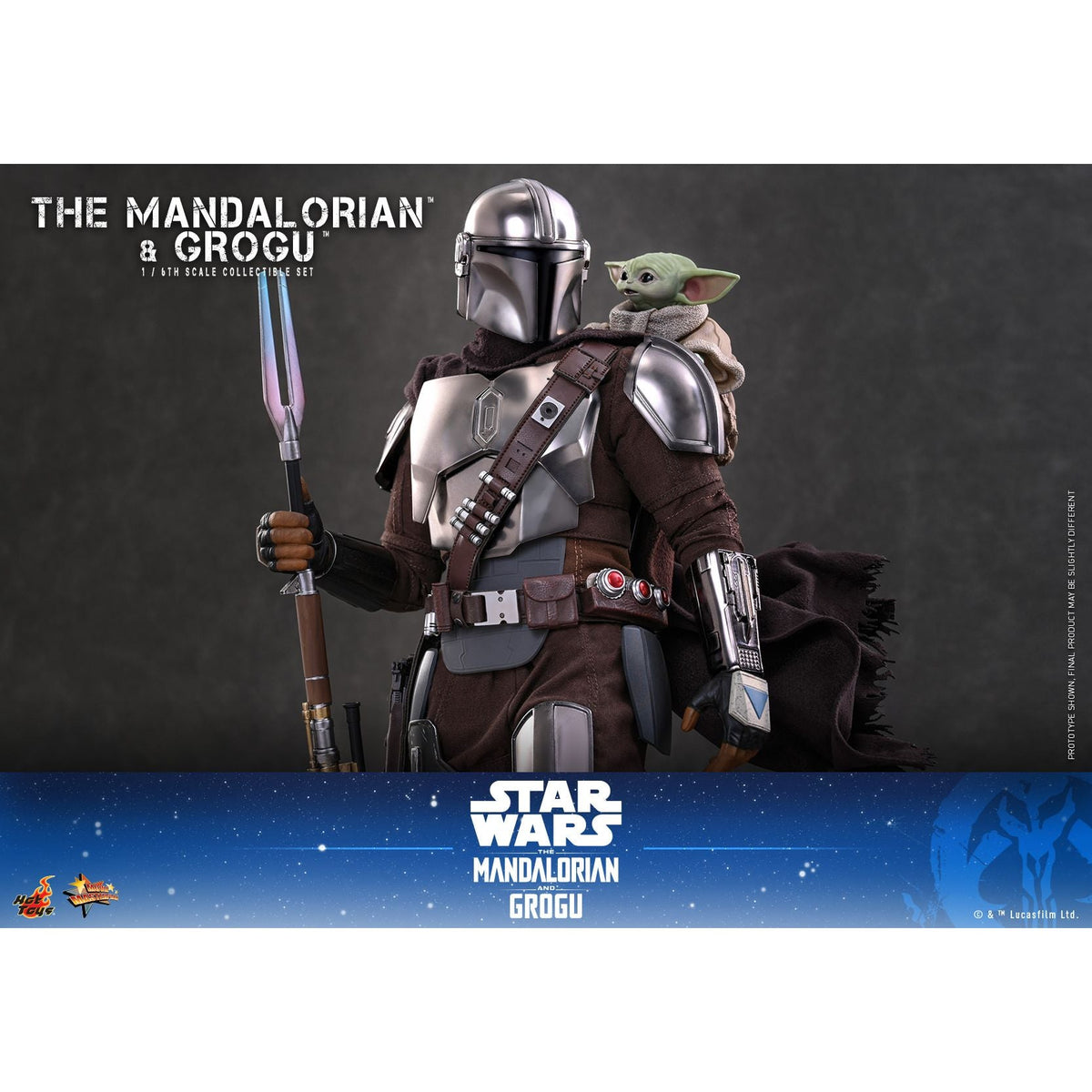 The Mandalorian & Grogu 1/6th Scale Figure Set