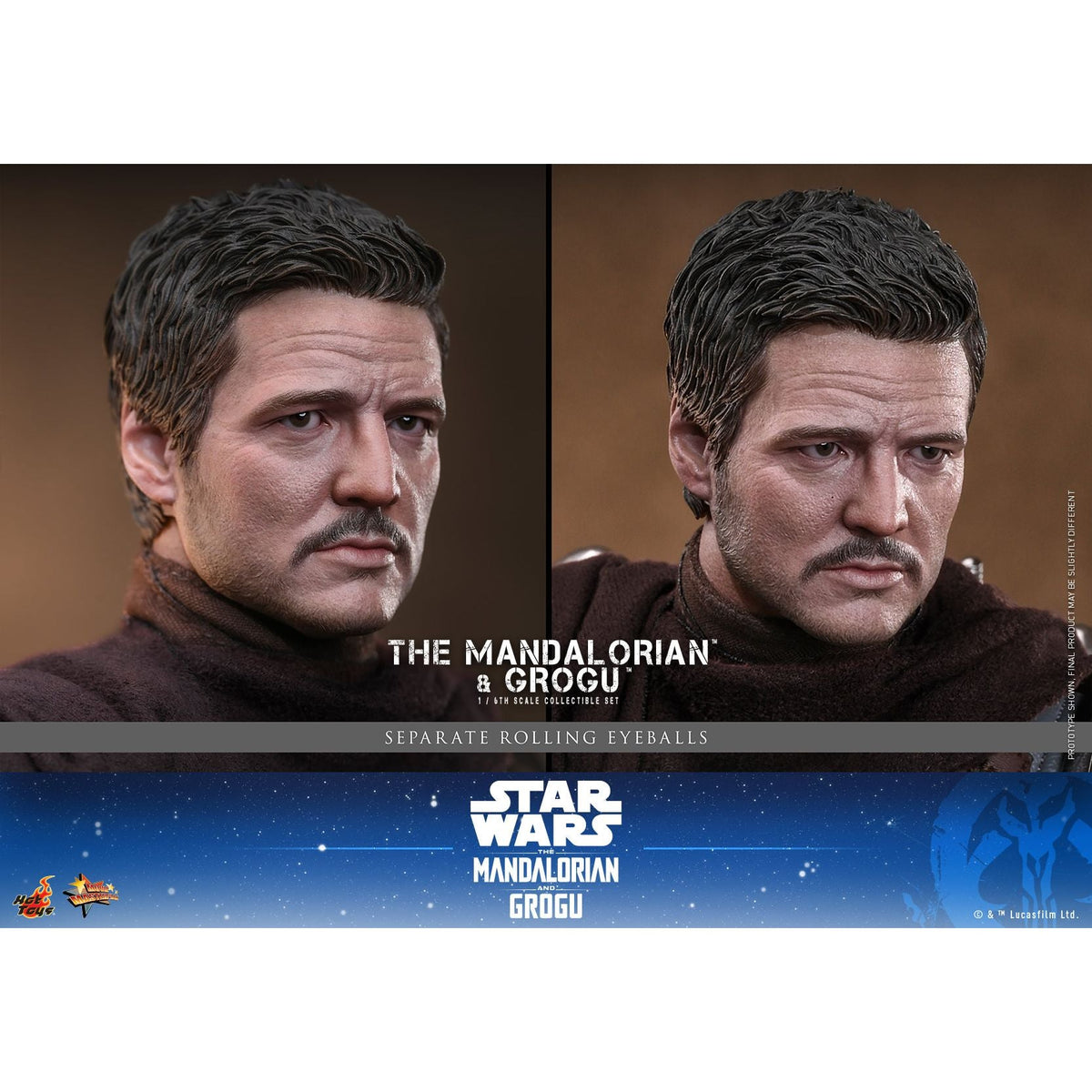 The Mandalorian & Grogu 1/6th Scale Figure Set