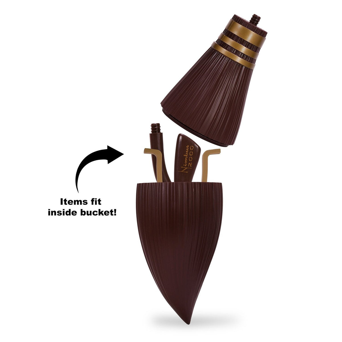 Harry Potter 25th Anniversary Broomstick Popcorn Bucket side profile