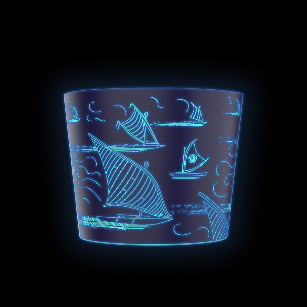 Moana Ancestors Boat Light-Up Popcorn Bucket lit up details